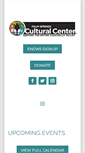 Mobile Screenshot of palmspringsculturalcenter.org